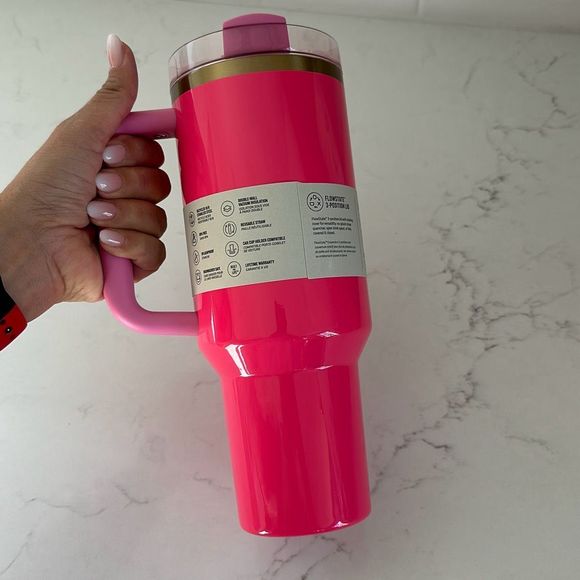 Stanley The Quencher H2.0 Flowstate™ Tumbler 40 OZ in Pink Parade - Picture 6 of 8
